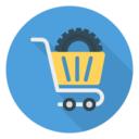 setting,cogwheel,commerce and shopping,shopping cart,commerce,cart,trolley,shopping trolley ok 